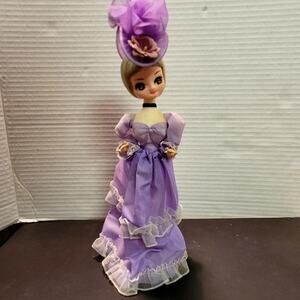 Vintage Big Eyes Bradley Doll Kawaii Japan Kitsch Cottagecore Heirloom